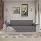 Easy-Going Reversible 3 Cushion Sofa Cover Gray
